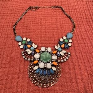 Park Lane Vibrant Blue and Green Necklace